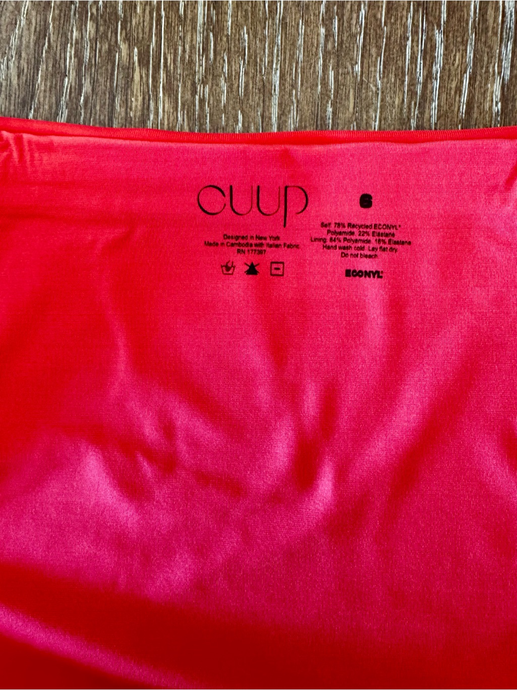 Nwt Cuup Orange / Coral Classic Swim Bottoms Xxl — image 4 of 8